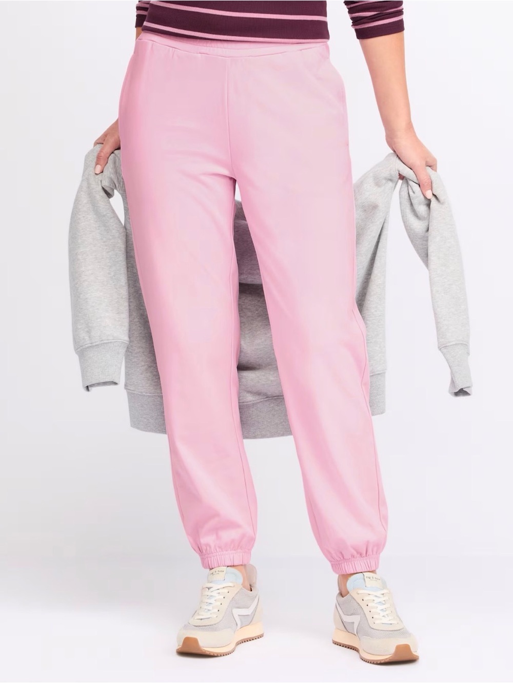 WE WANDER Wandersoft Fleece Jogger Sweatpant - Pink - S